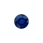 Blauer Saphir Rund 1,17 ct. mit guter Farbe aus Sri Lanka