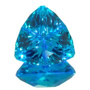 Wunderschöner Blauer Topas Triangel 19,08 ct. John Dyer Super Trillion aus Brasilien